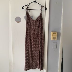 Abercrombie and fitch midi dress with tie straps
